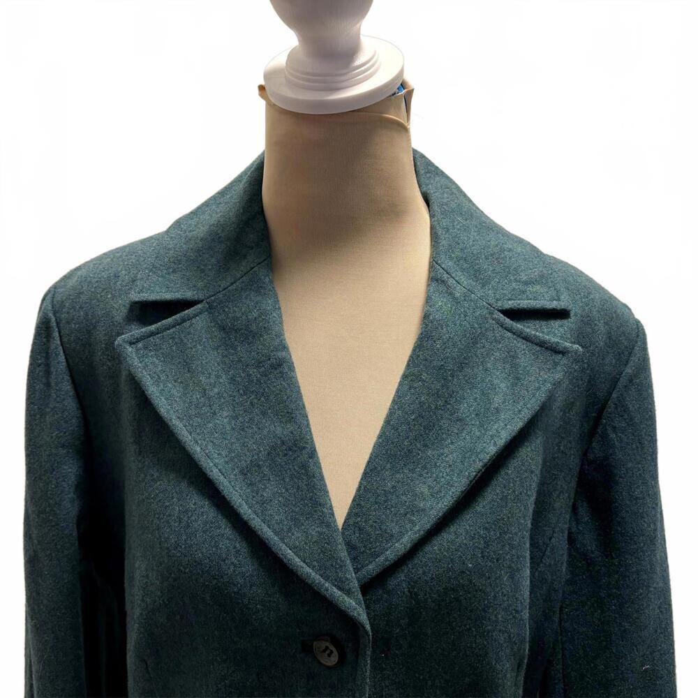 NWT Vintage 70's Pendleton 100% Virgin Wool Teal Jacket Blazer Academia Preppy - Picture 3 of 9